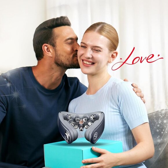 SKG Cordless Neck Massager Pain Relief Deep Tissue Vibration Foldable G7Pro-Fold - Picture 2 of 8